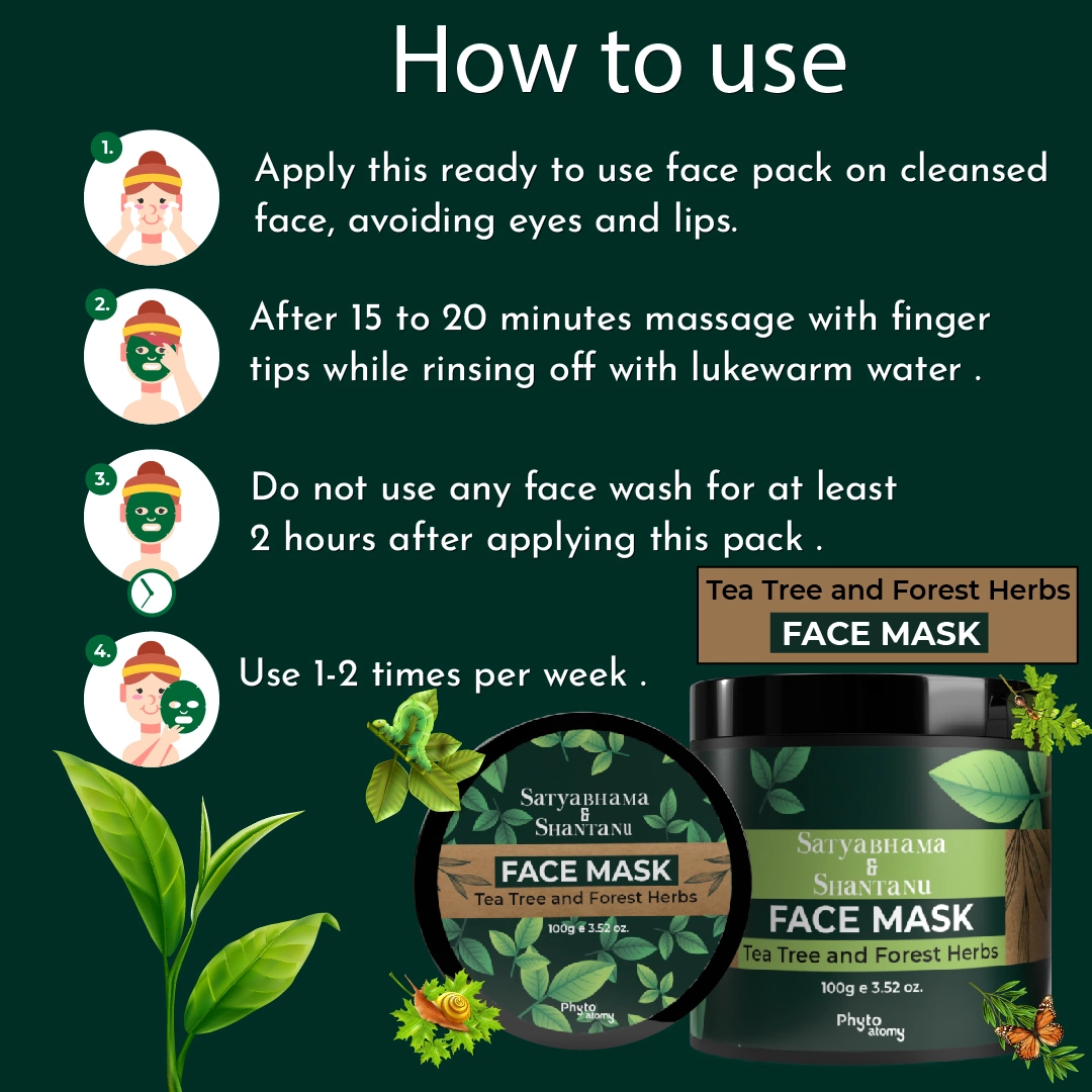 Tea Tree Face Mask – Deep Cleansing & Hydration for Clear Skin