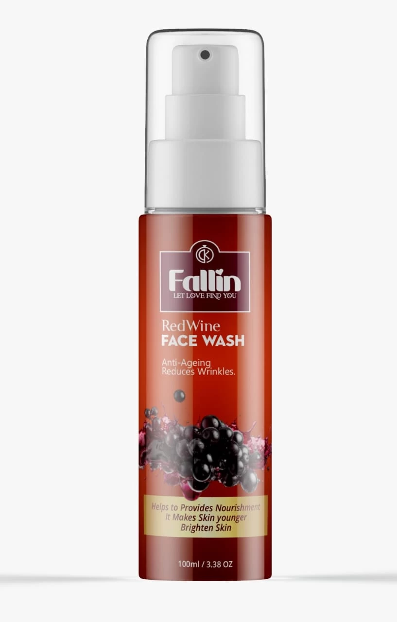 FALLIN-Red Wine Face Wash For Brighter skin