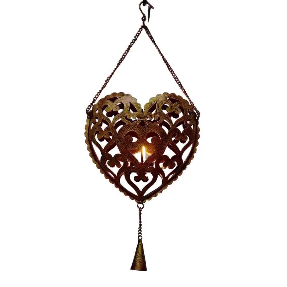 Heart-Shaped Tealight Candle Holder for Home Decor, T-Light for Party