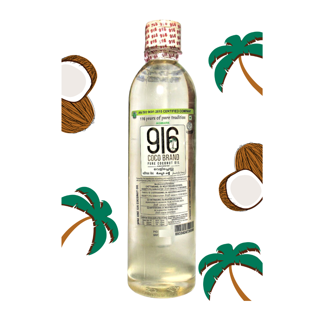 Coconut Oil (500 ml) / Tasty Coconut food oil / Virgin Hair oil / pure coconut oil / Healthy oil / Fresh tender coconut oil (500 ml)