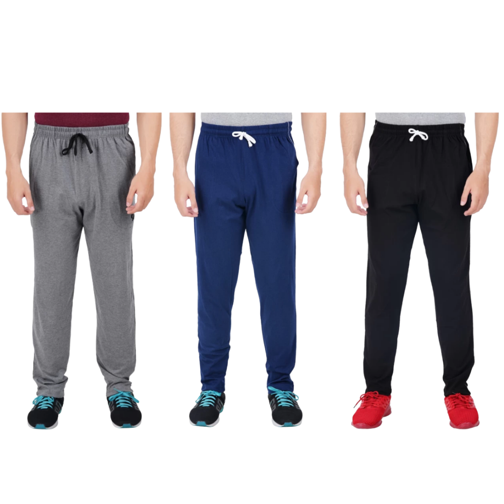 boffi ... Mens Cotton Track Pants Pack Of 3
