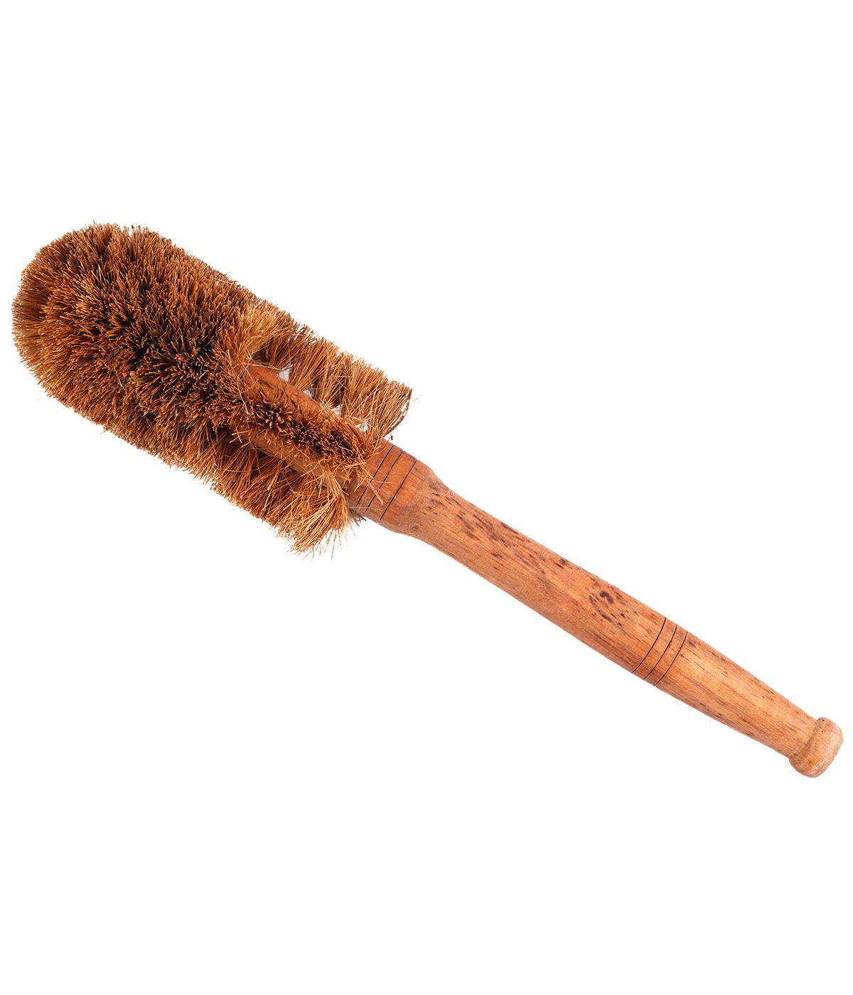 Natural Coir Bristle Toilet Brush - Eco-Friendly Cleaning for a Sparkling Bathroom – 18 inches Brown (pack of 1)