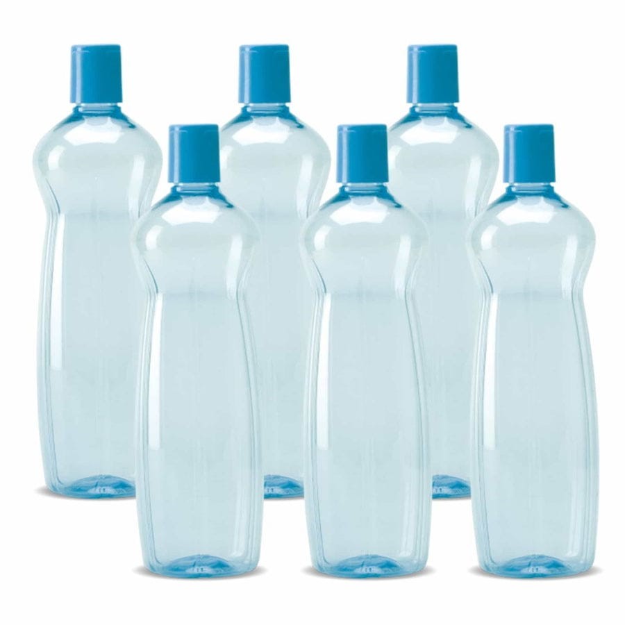Fairycreation - Water Bottle for outdoor, School, college, work. | 1 Litre, Pack of 6