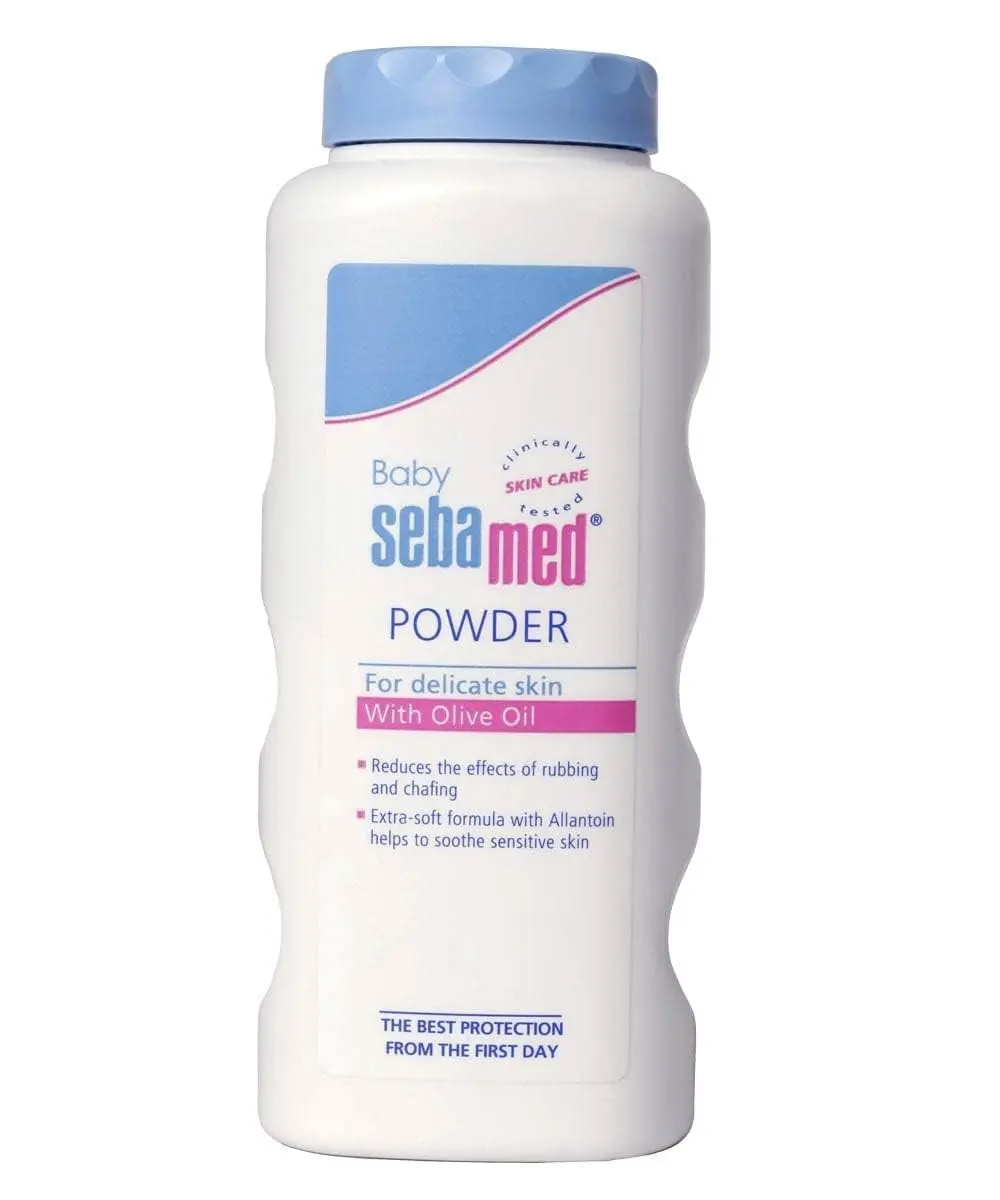 Sebamed Baby Powder 100 gm | Olive Oil, Allantoin | Keeps Newborn’s Skin Fresh | absorbs Sweat