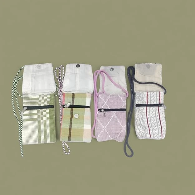 Arembi-mobile cotton shoulder bag