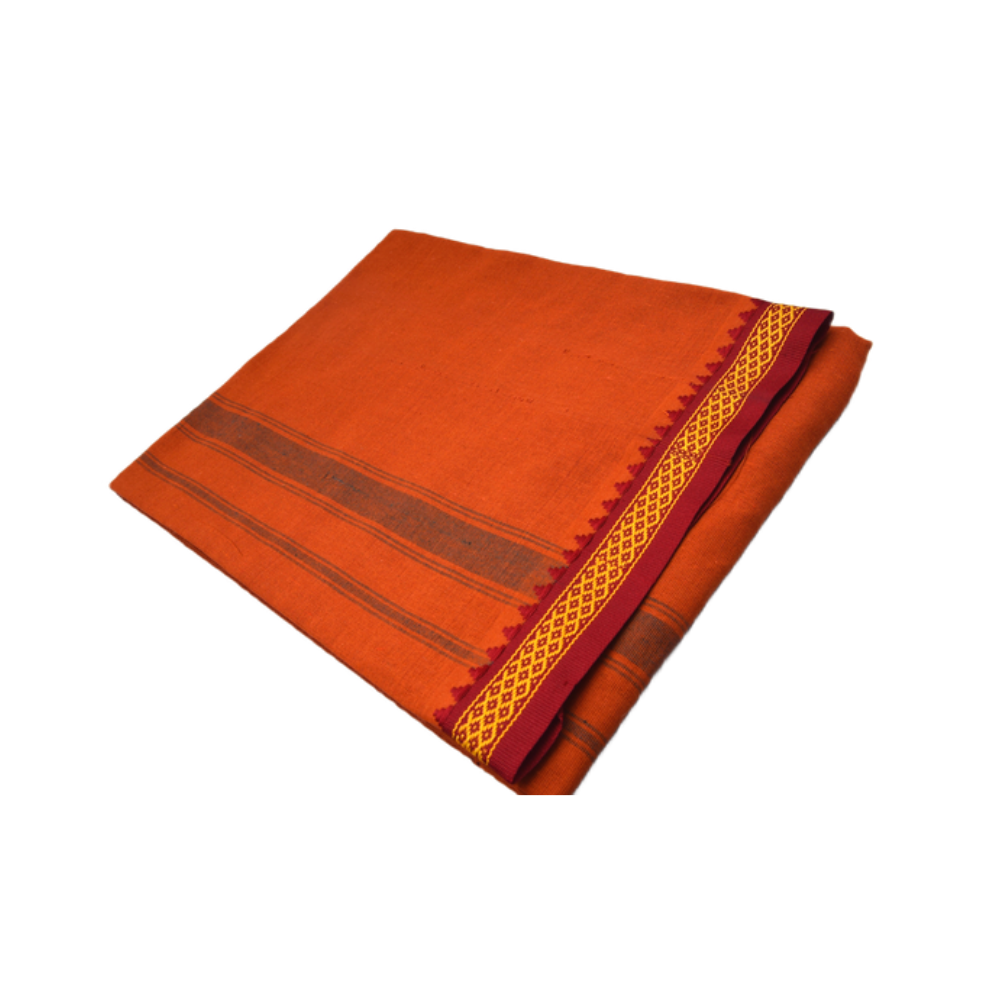 Men’s  kaavi temple  Cotton Dhoti - Cotton Lungies for Men ethnic wear traditional look dhoti