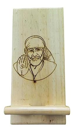 Arembi Solid Wood Tabletop Stand, Portable Holder Compatible with Phones, Tablets, E-Readers, Artwork, Mirror, Photo Frame