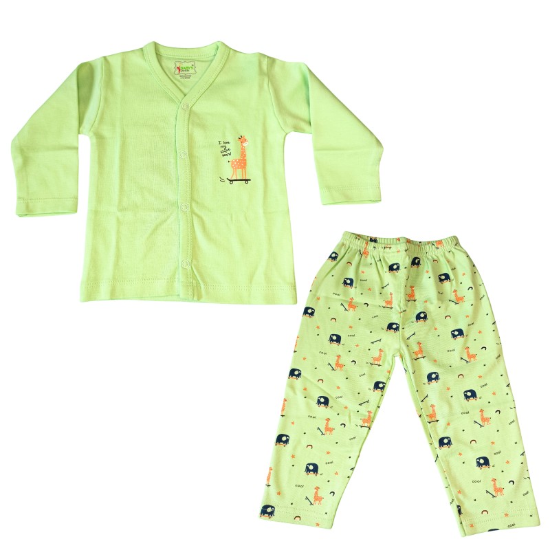 Infant Fullsleeve Jabla and Pants - Interlock with Full Sleeves