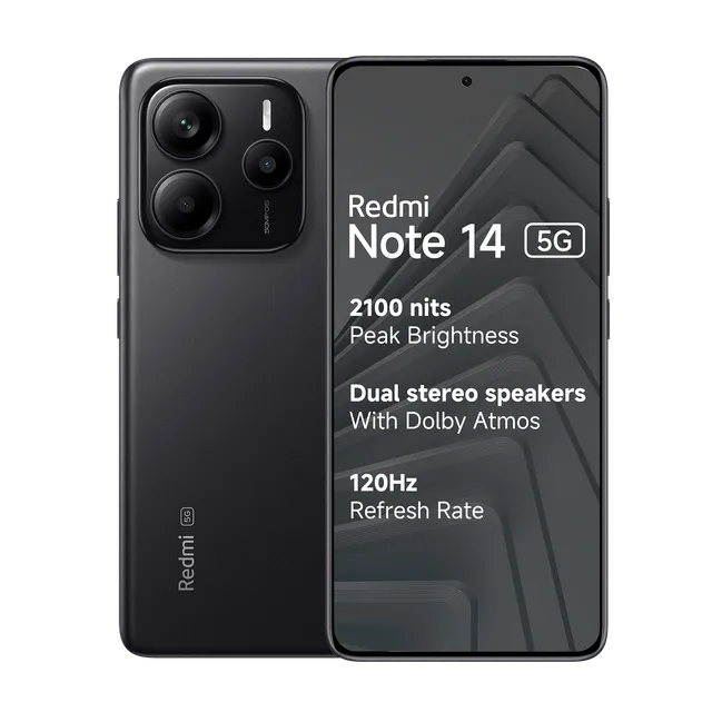 Redmi Note 14 5g Mobile 8gb/128gb Titan Black