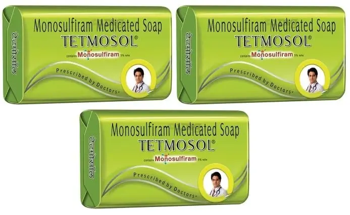 Tetmosol Medicated Soap - 100 gm, Pack Of 3