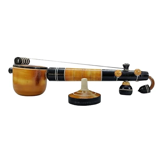 Arembi-Veena Wooden Craft Showpiece for Home Decor-15 INCHES