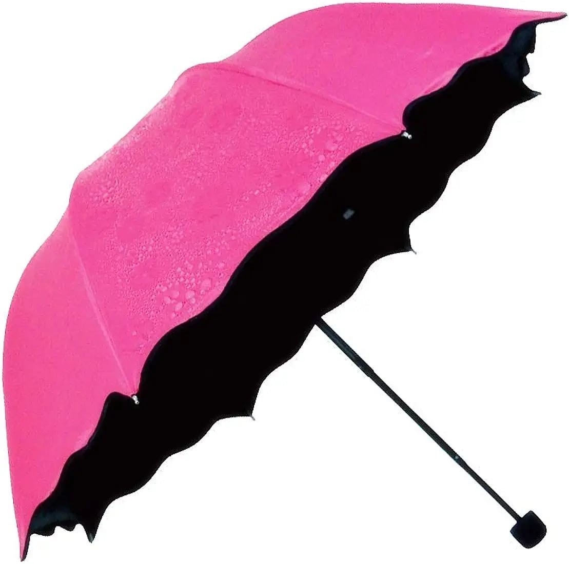 Magic Umbrella, Compact Umbrella, Women Umbrella, A Creative Magical Umbrella of Blooming Flowers Design (Pack of 1)