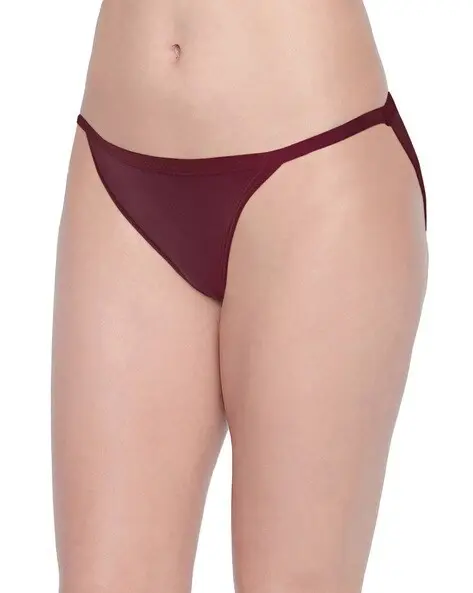 Women plain Bikini panty pack of 6