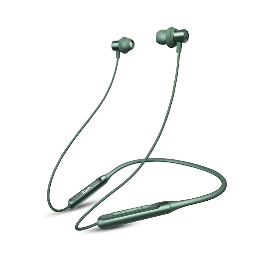 Foxin FoxBeat 181 Sports Neckband Earphones | 8mm Bass Boost Driver, Elegant Metallic Finish - Ideal for Workouts & Jogs