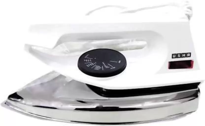 Usha Ei 2802 1000w Dry Iron - White/black | Powerful & Efficient for Effortless Ironing