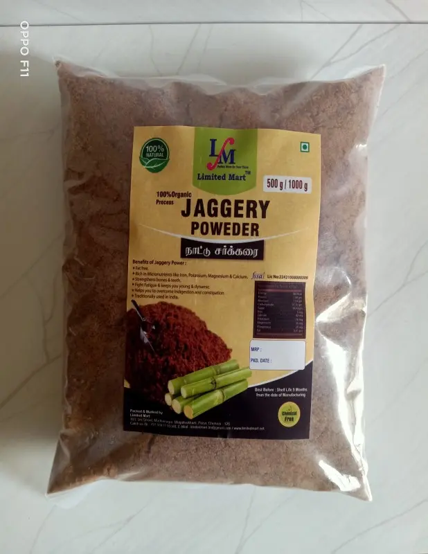 Chemical-Free Jaggery Powder | Nattusakkarai | Natural Cane Sugar | Country Sugar | 100% Pure