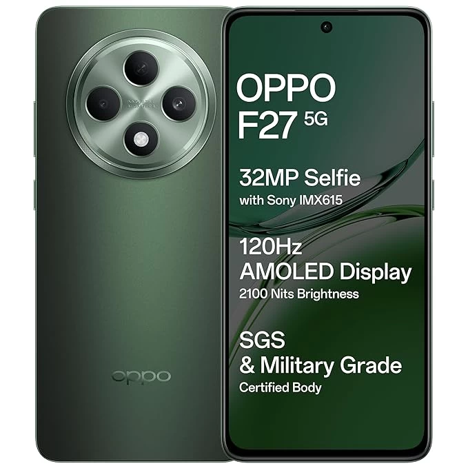 Oppo F27 5g Mobile 8gb/256 Gb Emerald Green