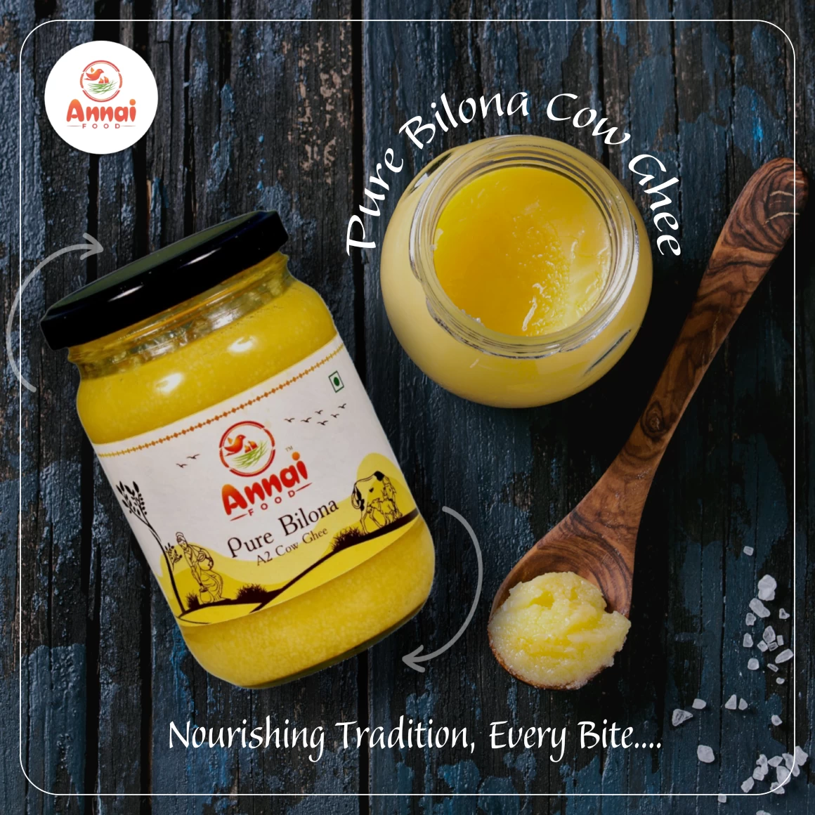 Annai Food Pure Bilona A2 Cow Ghee