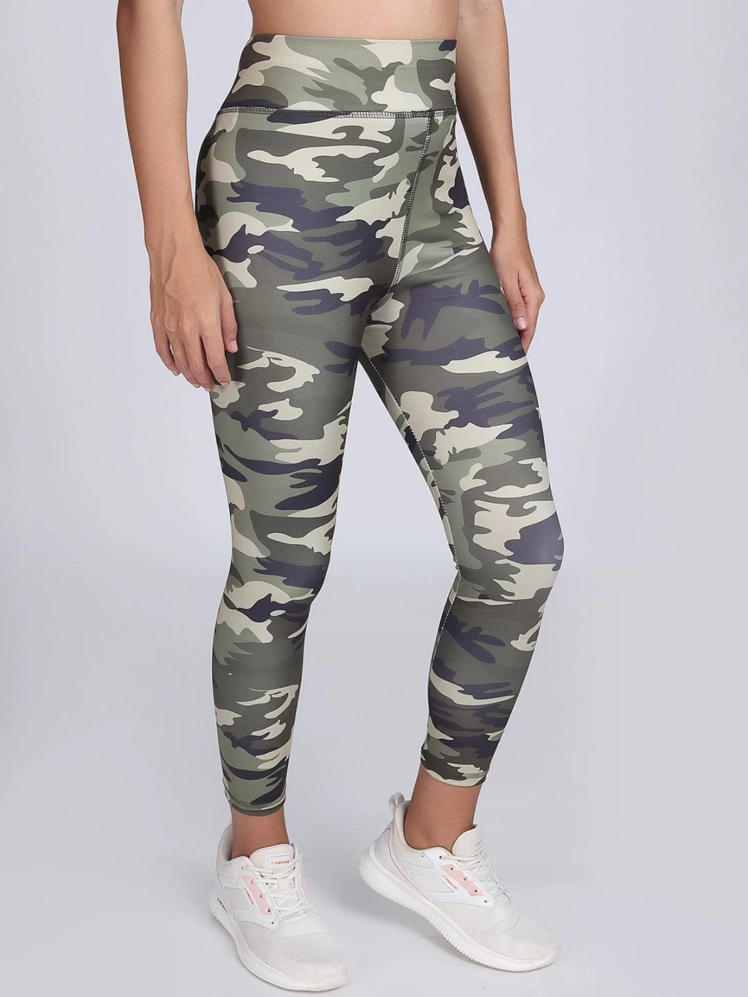 Latest Stylish High Quality Army Print Sport Wear/Printed Gym Tights/Printed Yoga Pant/Army Running Wear For Women's & Girls