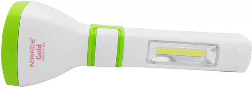 Kennede Gold Kg-6666 Torch | Led Light Torch | Green White Rechargeable