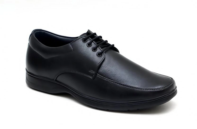 WUGO Latest Stylish Men Black Formal Shoes | Office Shoes |Outdoor Shoes | Business Shoes For Men's & Boys
