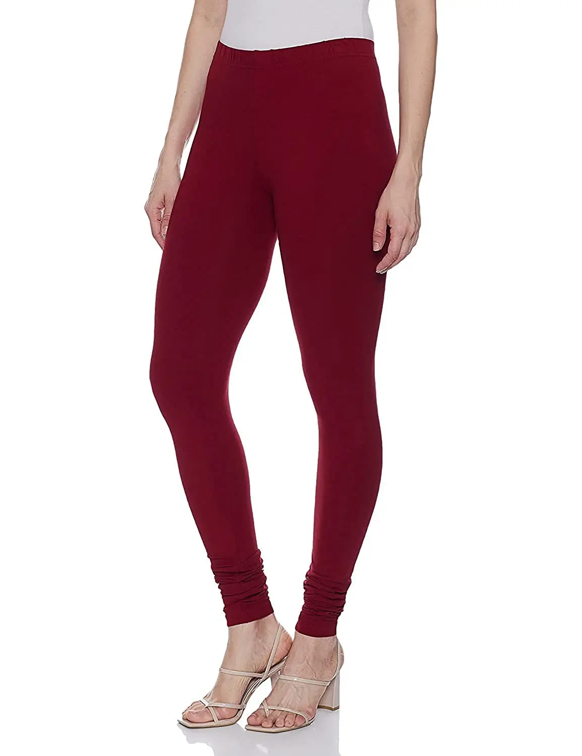 Womens Brown Ankle Leggings - Soft, Stretchy & Supportive for All-Day Comfort