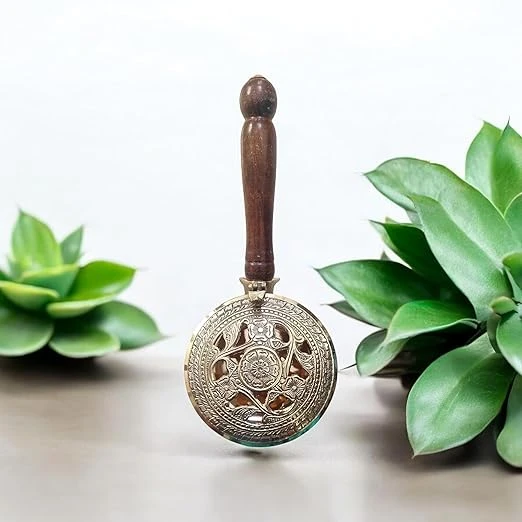 AREMBI Brass Sambrani Incense Holder