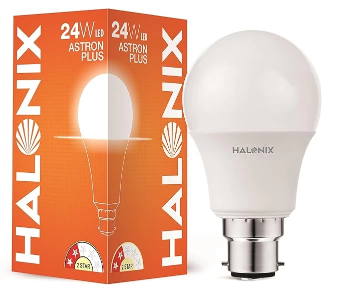 Halonix 24w Led Bulb: Cool Daylight (6500k), 100 Lumens/watt