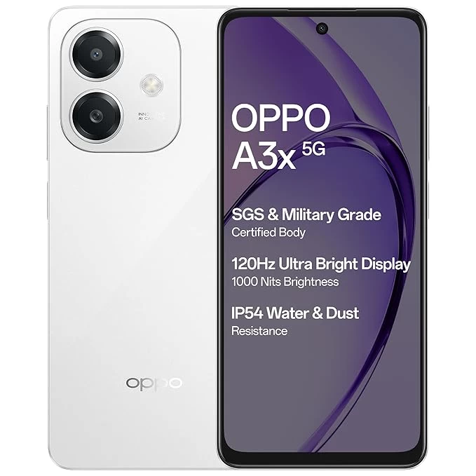 Oppo A3x 5g Mobile 4gb/128gb Starlight White