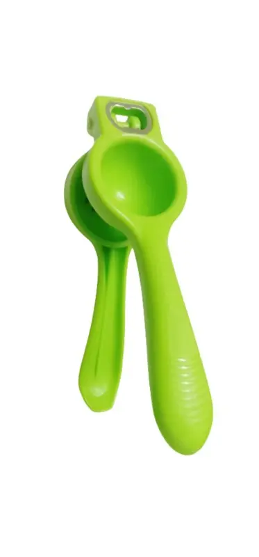 Lemon squeezer with opener and lemon extractor