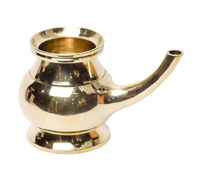 Brass 3.5 inches Puja Lota Lutiya Kalash Pooja Room Decor Kerala Holy Kindi