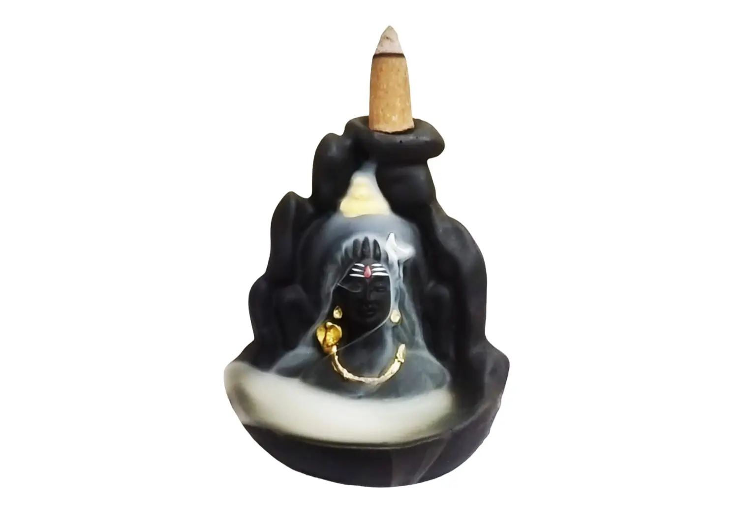 Lord Shiva Adiyogi Shiva Backflow Smoke Fountain