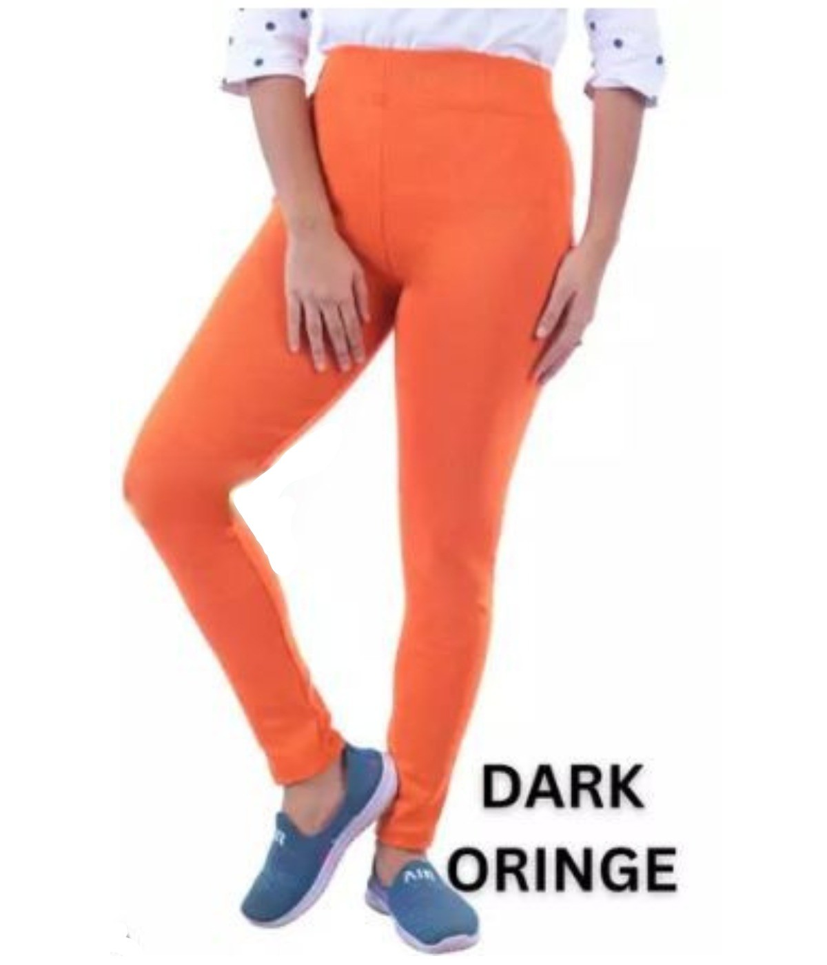 Jegging for women dark orange