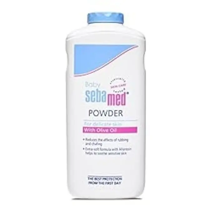 Sebamed Baby Powder 400 gm | Olive Oil, Allantoin | Keeps newborn’s skin fresh | absorbs sweat|