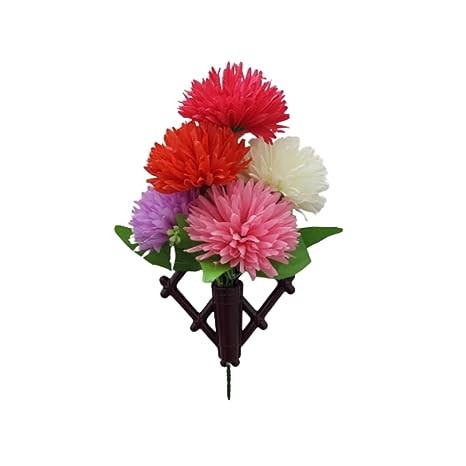 Plastic Wall Hanging Flower Stand Home Decor Item Plastic Flower Stand Pack of 4pc - Diamond Shape(Without Flowers)