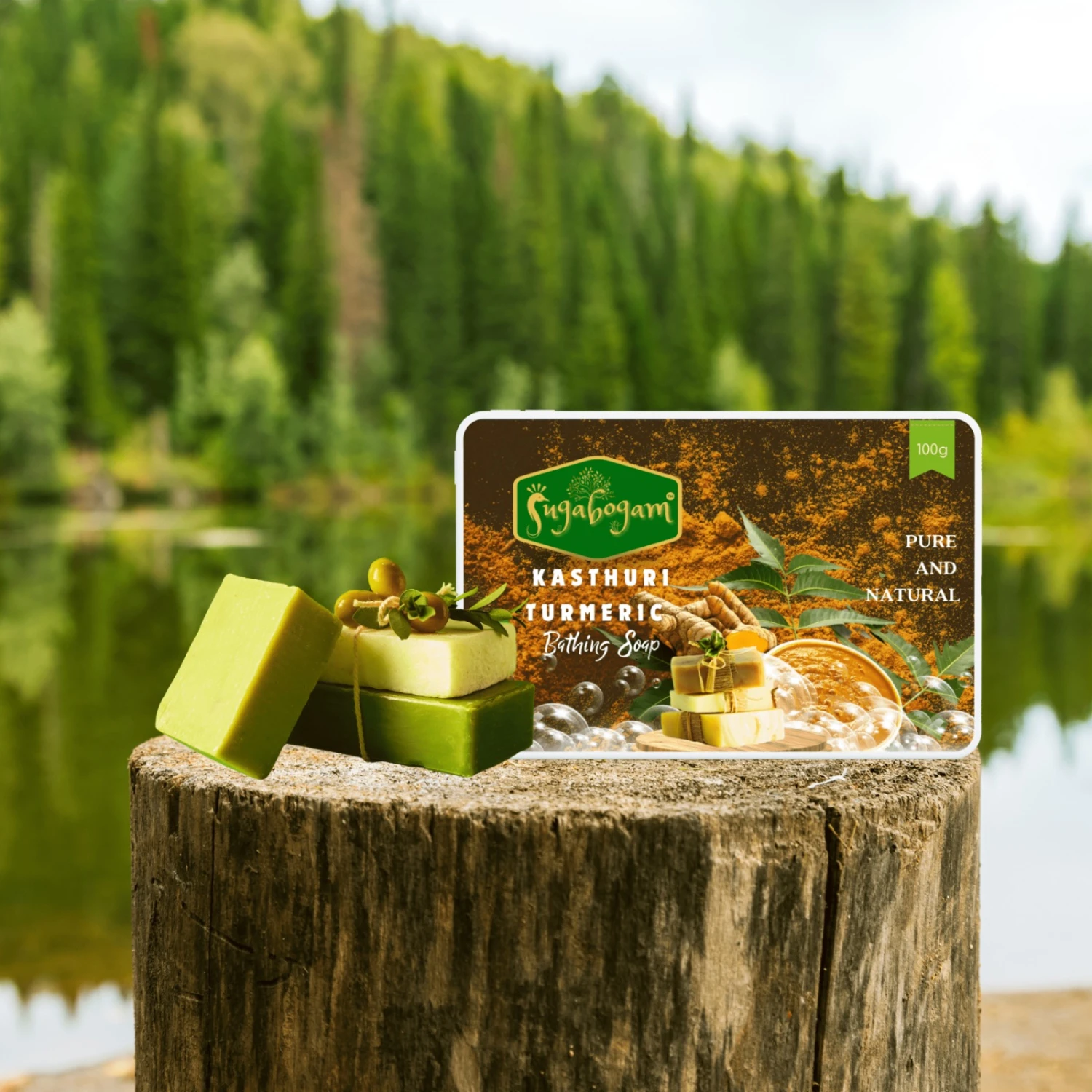 Kasthuri Turmeric Soap - 100g