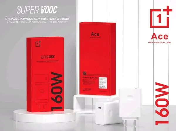 OnePlus 160W SUPERVOOC Charger | Ultra-Fast Charging for Phones, Tablets & Laptops