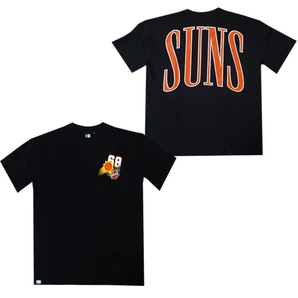 Phoenix Suns "68 Legacy" Graphic Tee – Vintage Black NBA Streetwear