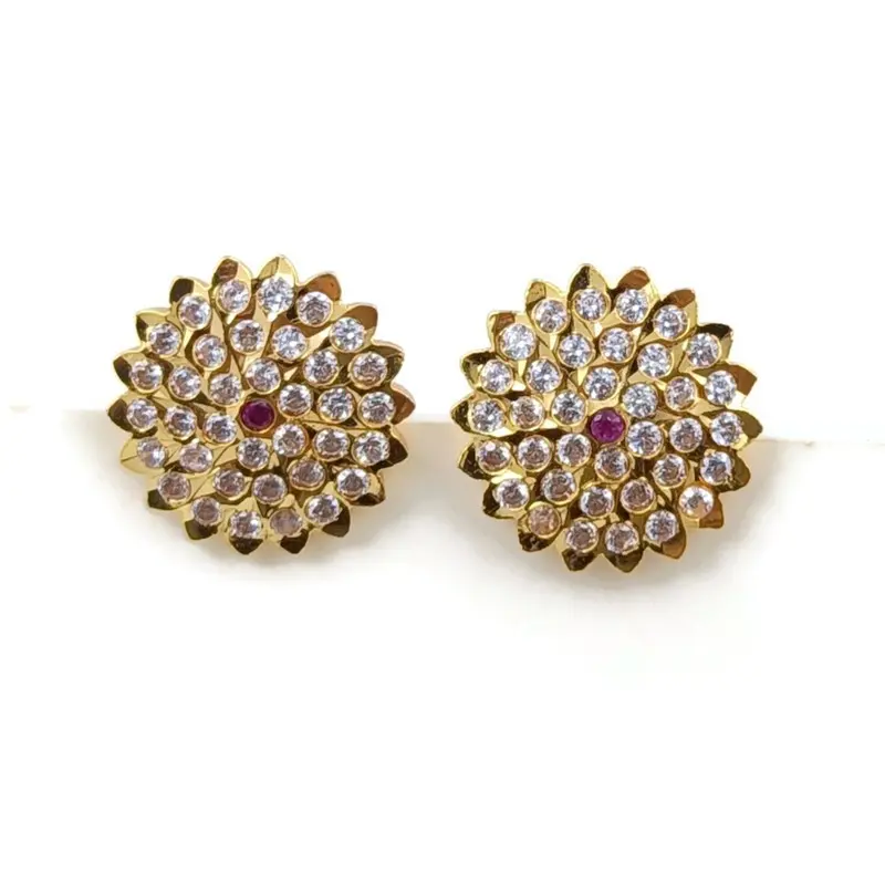 Impon earring for women (five metal ) stud