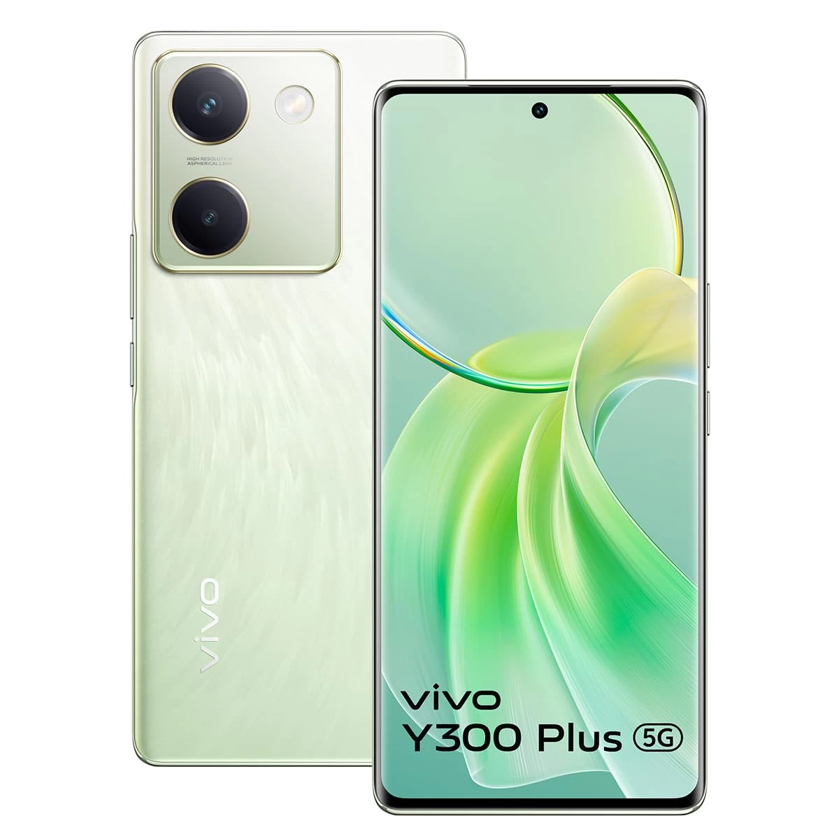 Vivo Y300 Plus 5G (Silk Green, 8GB RAM, 128GB Storage) – Powerful 5G Smartphone with Stylish Design, High Performance, and Ample Storage