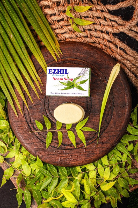 Ezhil Organic Neem Soap | Natural Home-Made(75gms)