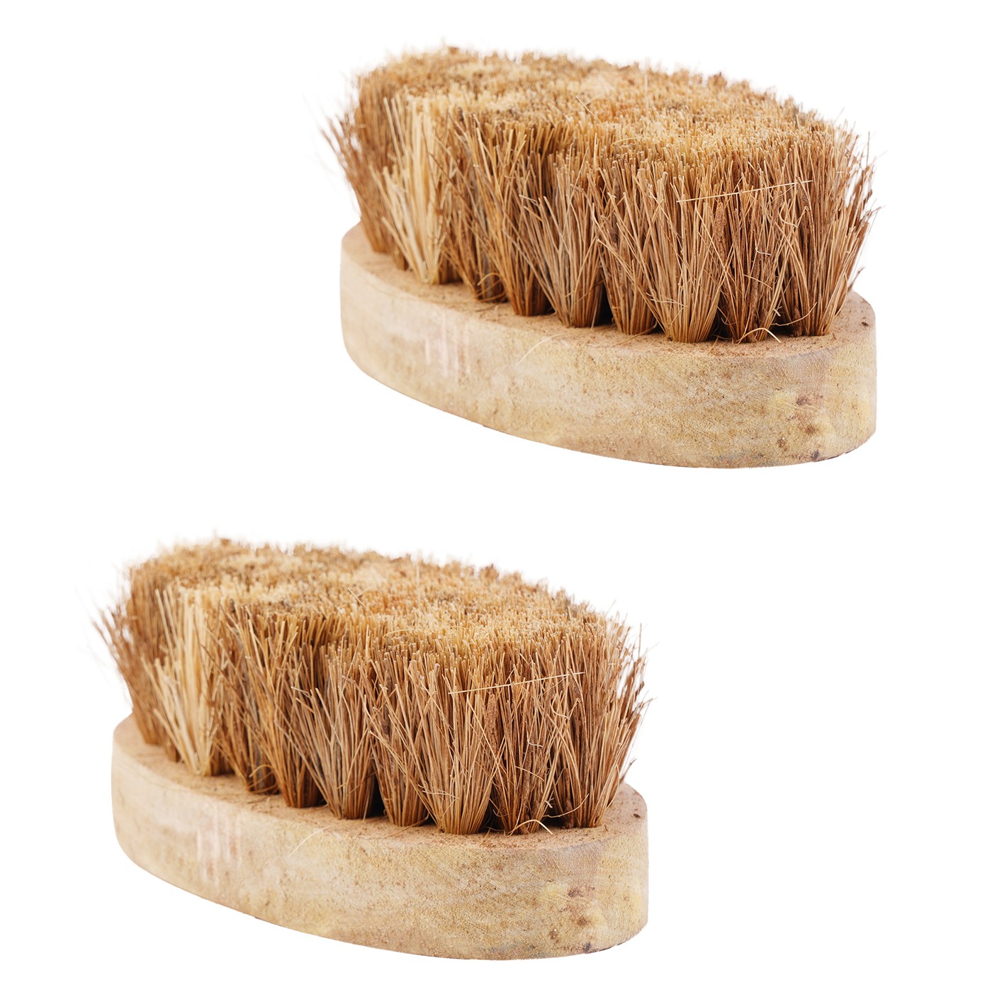 Multipurpose Coir Washing Brush - Eco-Friendly Cleaning for Various Surfaces"- 5 inch Oval Shape-(Pack of 2)