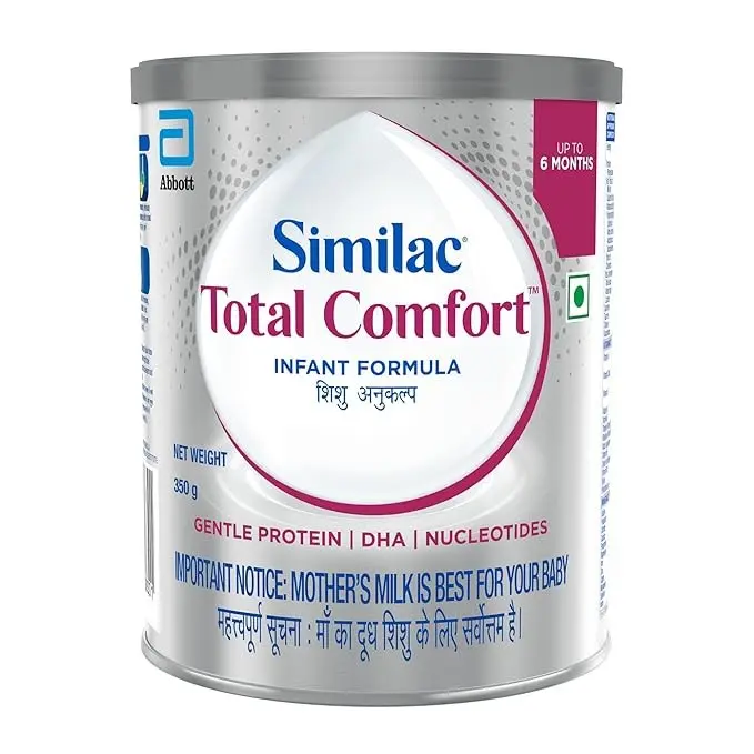 Similac Total Comfort Infant Formula Powder Up to 6 Months, 350G Tin, With100% Whey Partially Hydrolysed Protein, Minimal Lactose