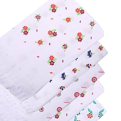 100%Cotton Premium WHITE PRINTED BATH TOWEL (HONEYCOMB) for Men, Women and Kids( 360gsm) Suitable for Bath, Hair, Travel, Hotel, Spa, Gym,Yoga,Saloon, Sports Pack of 5 pcs White (30x60inch)