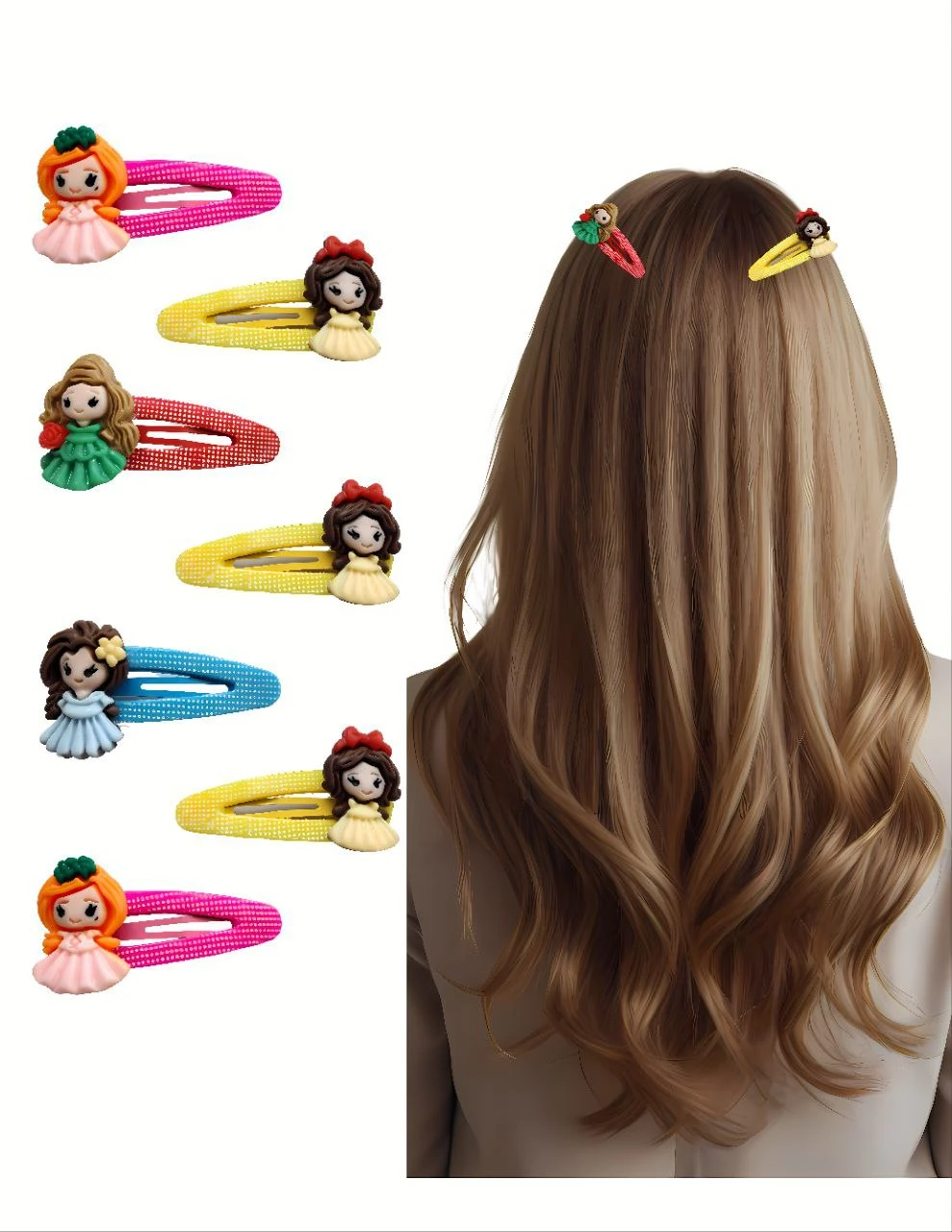Hair Clips for Women – Strong Hold Matte Claw Clips – No-Slip for Thick & Thin Hair – 4 Pack
