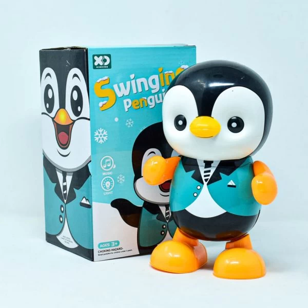 Pogo Penguin- Swinging Toy With Lights & Music