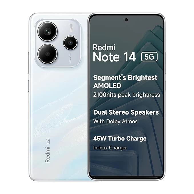 Redmi Note 14 5g 8 Gb + 256 Gb, Mystique White