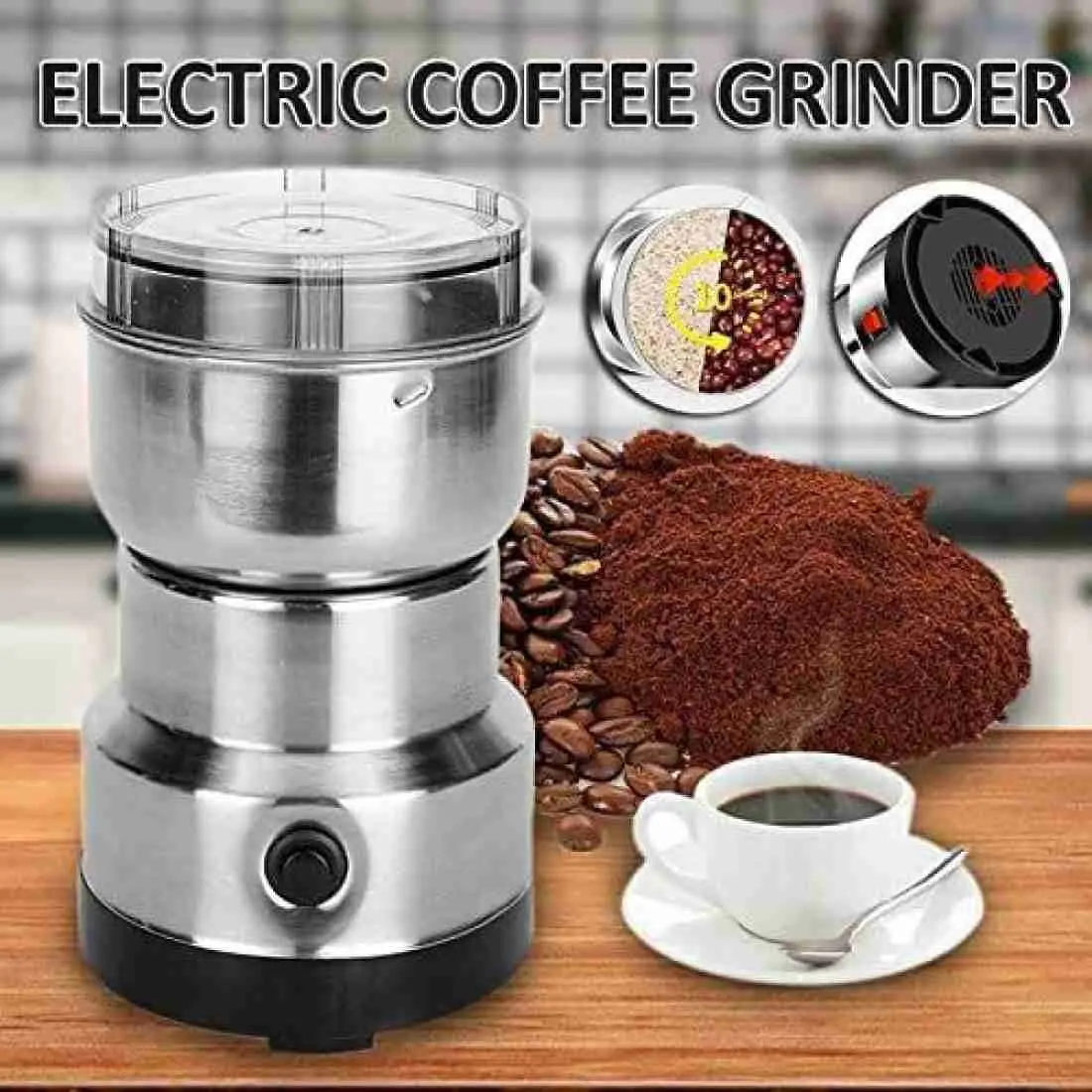 Fairycreation - Mixer Grinder Mini Electric Small Grinder Mini Electric Grinder Small Mixer Grinder