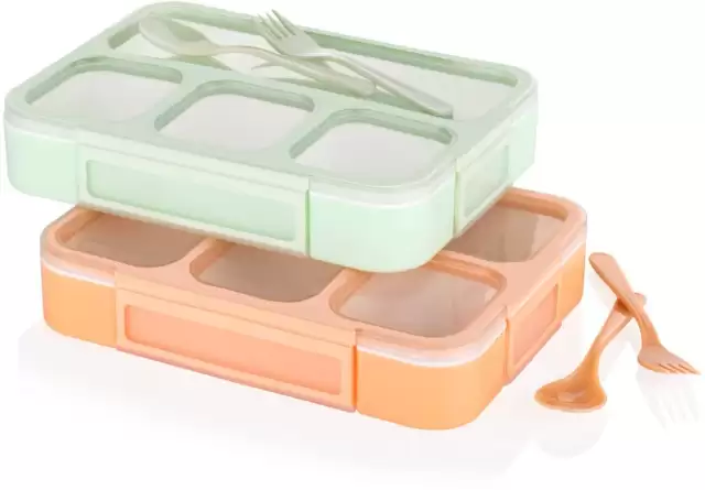 Healthy Meals Made Easy: 4 Compartment Leakproof Lunch Box