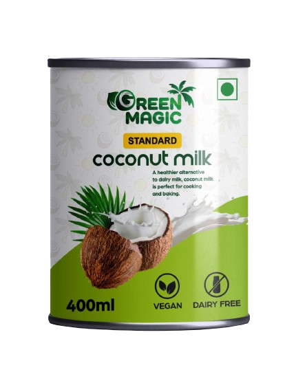 Green Magic Coconut Milk | Free TCW|100% Natural|Organic|Cooking|Healthy fats- 400ml